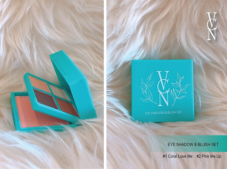 Bộ Màu Trang Điểm Mắt Và Má VCN Eye Shadow & Blush Set 3