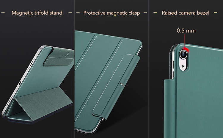 Bao da dành cho iPad Air 4 10.9inch 2020 ESR Rebound Magnetic Slim Case - Hàng Nhập Khẩu