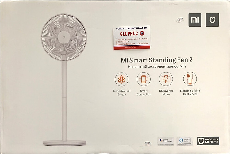 Quạt Đứng Thông Minh XIAOMI Mi Smart Standing Fan 2 (BHR4828GL) - Hàng chính hãng