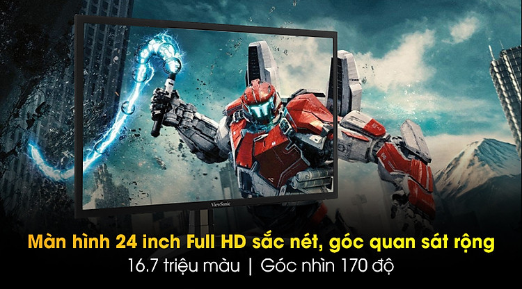 ViewSonic LCD Gaming VX2458-P-MHD - Full HD sắc nét