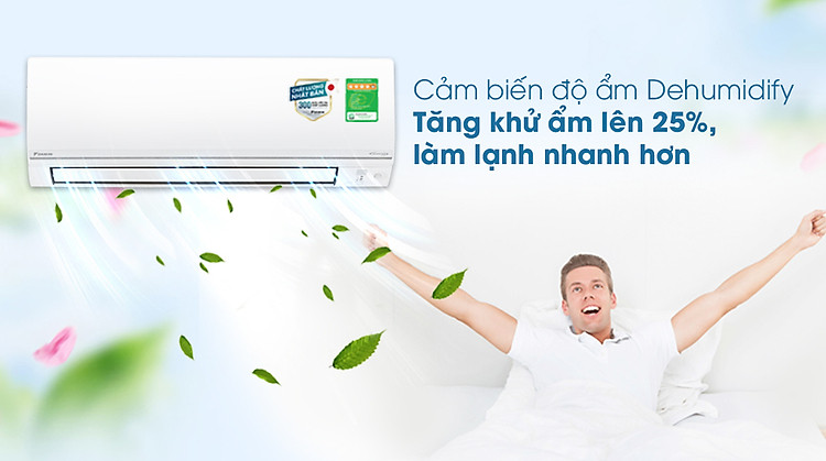 Máy lạnh 2 chiều Daikin Inverter 1 HP FTHF25VAVMV - Tăng khử ẩm 25%