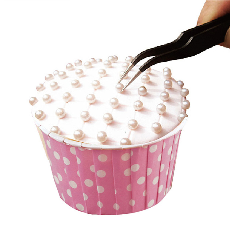 2pcs / Set Muti-funtion Anti-static Elbow and Straight Stainless Steel Tweezer Cake Plier Sugarcraft Tool for Kicthen Bakeware Decoration 2pcs / Set Muti-funtion Anti-static Elbow and Straight Stainless Steel Tweezer Cake Plier Sugarcraft Tool for Kicthen Bakeware Decoration