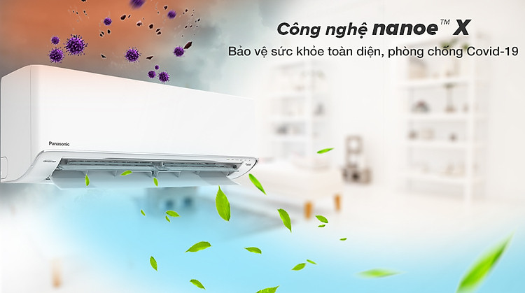 Máy lạnh Panasonic Inverter 1.5 HP CU/CS-XU12XKH-8 - công nghệ nanoe X