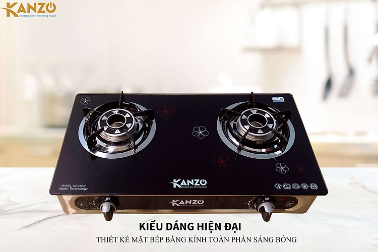 bếp gas kanzo kz-c66jp dương kính - hàng chính hãng 1