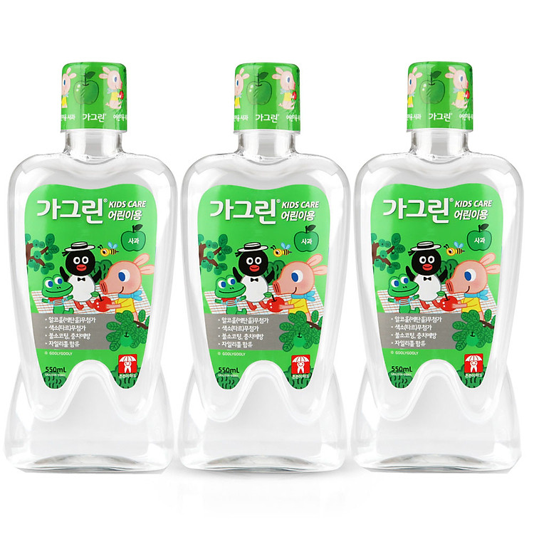 Nước Súc Miệng Trẻ Em Hương Trái Cây Dental Care Gargle Garglin For Kids 380ml 2