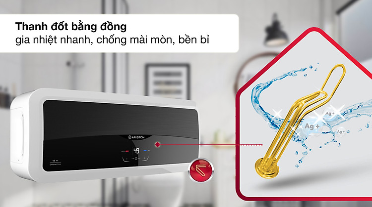 Tiện ích - Máy nước nóng gián tiếp 15 lít Ariston SL2 30 LUX-D AG+ Tiện ích - Máy nước nóng gián tiếp 15 lít Ariston SL2 30 LUX-D AG+