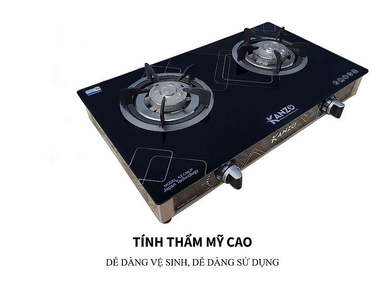 bếp gas kanzo kz-c99jp dương kính - hàng chính hãng 3