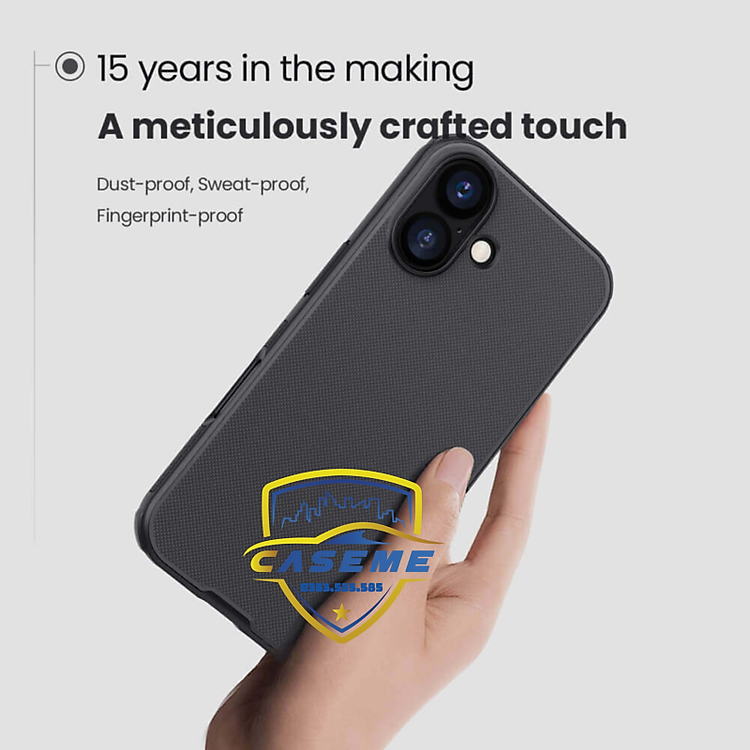 Ốp lưng iPhone 17 Nillkin Super Frosted Shield Pro Matte mỏng nhẹ ôm sát thân máy