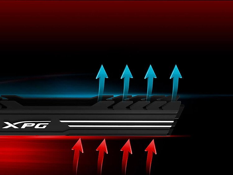 RAM PC ADATA DDR4 XPG GAMMIX D10 8GB 3000 RED