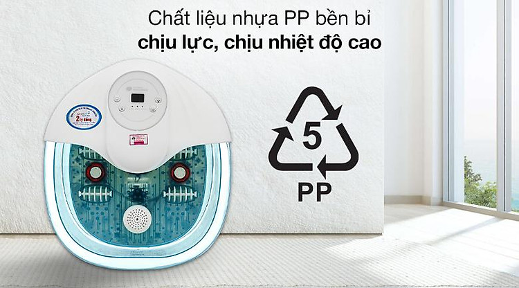 bồn ngâm massage chân rio ftbh5-eu - hàng chính hãng 5