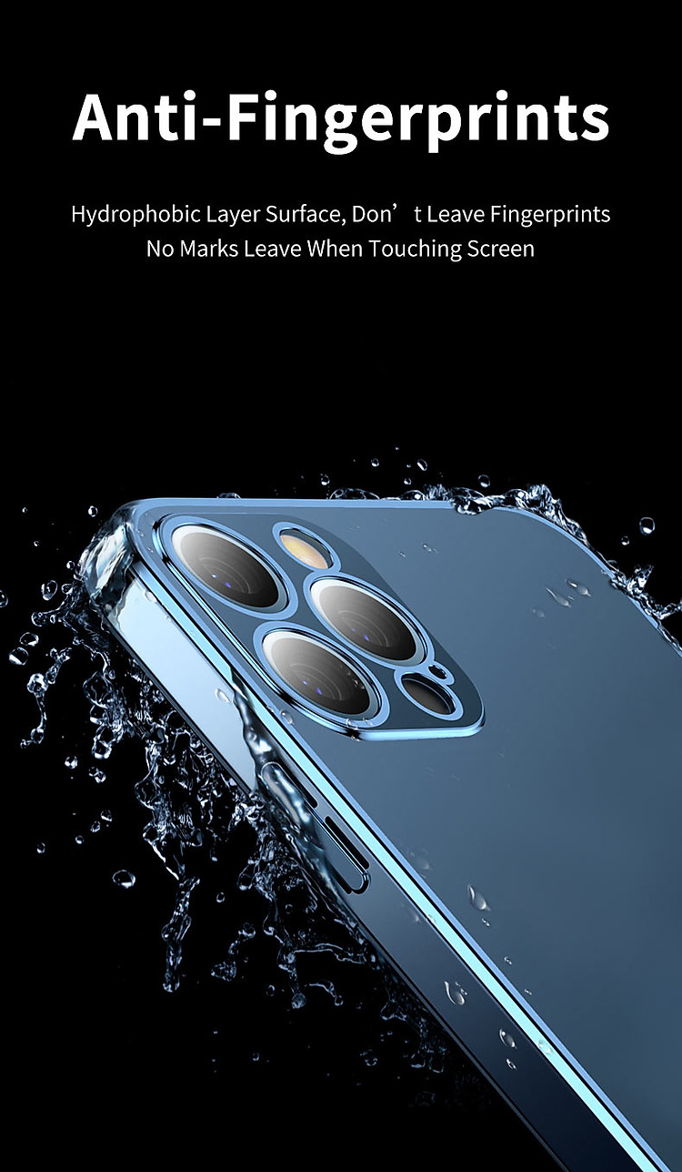 Ốp Lưng Trong Suốt MIPOW TEMPERED GLASS dành cho iPhone 13 / 13 Pro / 13 Pro Max - Hàng Chính Hãng