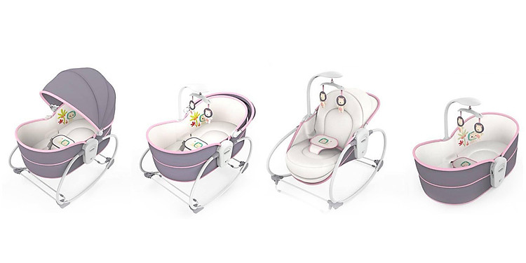 Nôi rung kiêm ghế bập bênh 5 trong 1 Mastela 6033