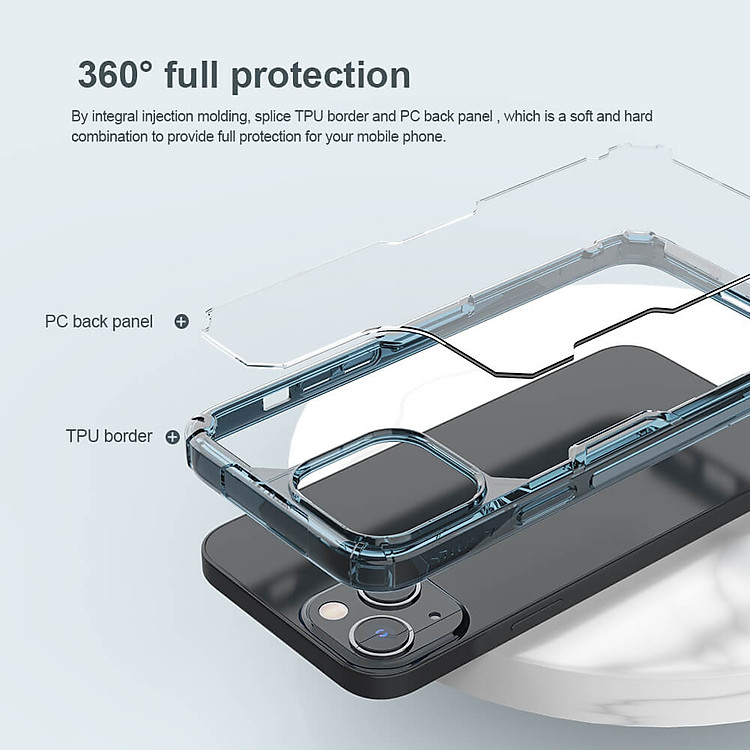 Ốp lưng dẻo TPU cho iPhone 14 Plus (6.7 inch) Nillkin Nature TPU Pro Case