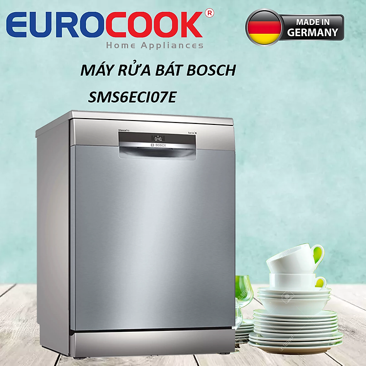 Máy rửa bát Bosch SMS6ECI07E serie 6