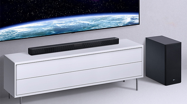 Kiểu dáng hiện đại, kết cấu cứng cáp - Dàn âm thanh LG 4.1 SL5R 520W