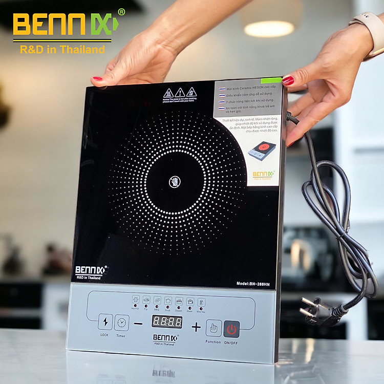 Bếp hồng ngoại Bennix BN-288HN điều khiển cảm ứng 2000W, bảo hành 12 tháng