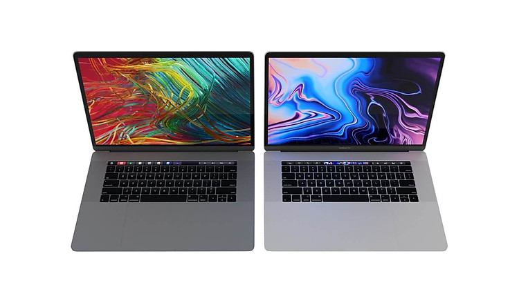 Màu xám gray và bạc silver của macbook pro 2019 MUHP2