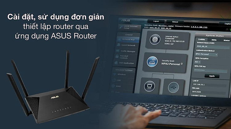 Thiết lập ASUS Router - Asus AX53U Đen Thiết lập ASUS Router - Asus AX53U Đen