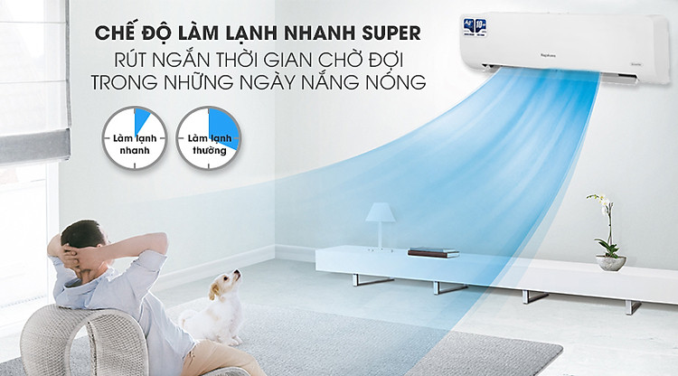 Máy lạnh Nagakawa Inverter 1 HP NIS-C09R2H10 - Làm lạnh nhanh