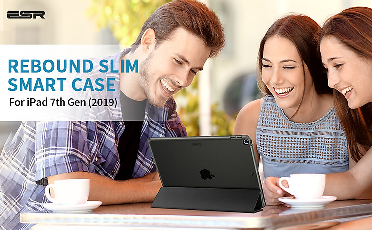 Bao da dành cho iPad Gen 7 10.2 2019 ESR Rebound Slim Smart Case_ Hàng Nhập Khẩu