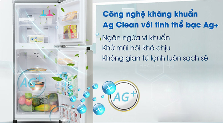 Công nghệ Ag Clean - Tủ lạnh Panasonic Inverter 167 lít NR-BA189PPVN