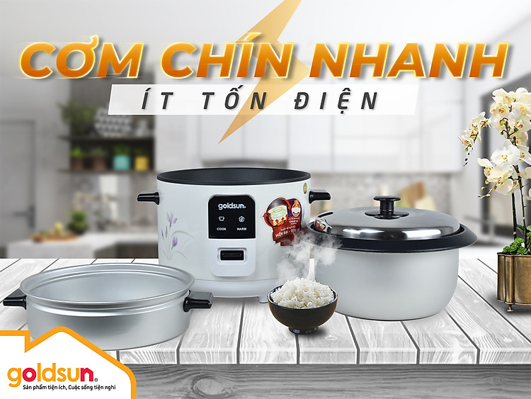 Nồi cơm điện nắp rời Goldsun GRC5101