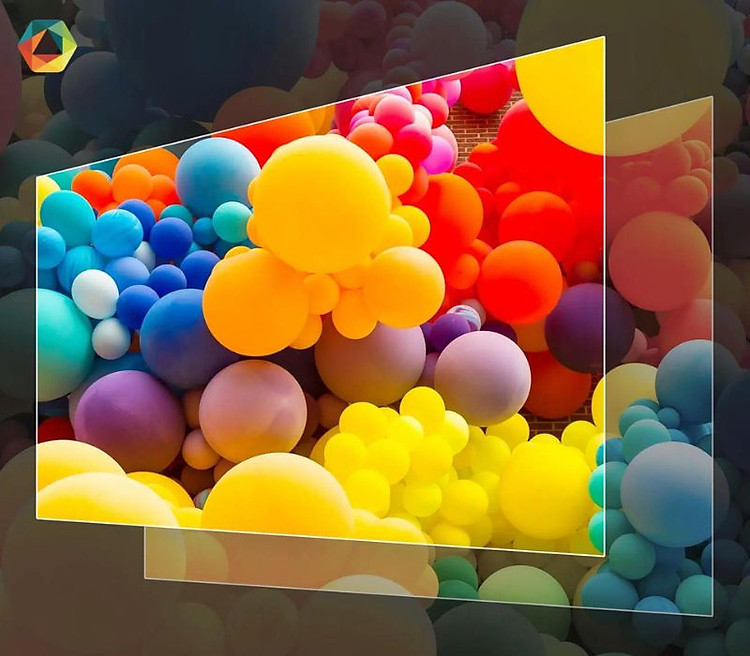 Tính năng Dynamic Color Enhancement mở rộng phạm vi dải màu