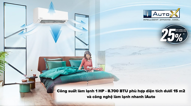 Máy lạnh Panasonic Inverter 1 HP CU/CS-XU9XKH-8 - Các công nghệ làm lạnh