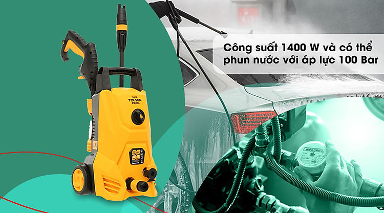 Máy phun xịt rửa áp lực cao Tolsen 79570 1400W - Công suất