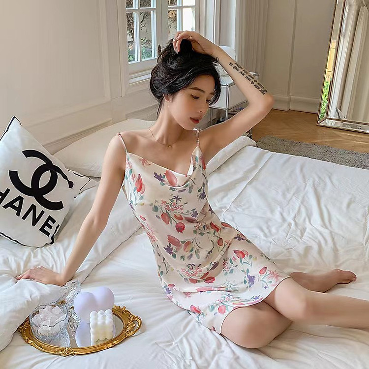 Váy Ngủ Dáng Suông Nữ Tính