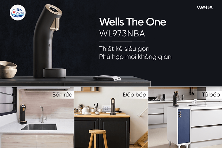 Thiết kế máy lọc nước Wells The One