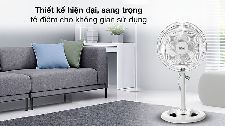 Thiết kế sang trọng - Quạt đứng Lifan Đ-616A