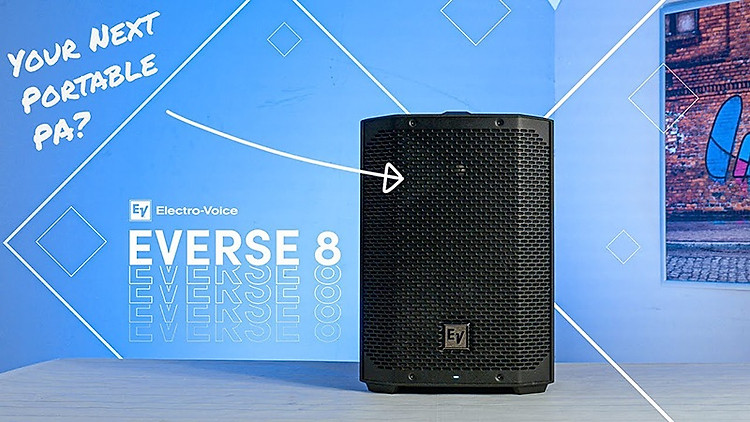 Electro-Voice Everse 8 cực nhỏ gọn với trọng lượng chỉ 7,6 kg