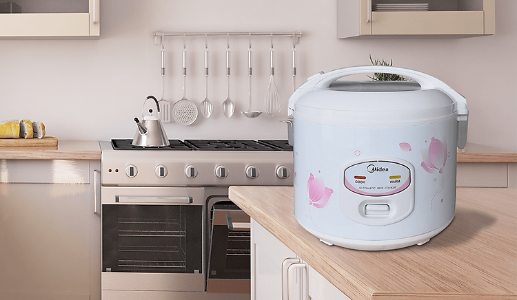 Nồi cơm điện Midea 1.5 Lít MR-CM1531 Nhỏ gọn, tiện dụng