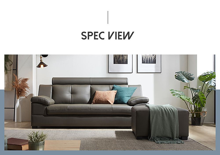 SF300A - GHẾ SOFA DA 3 CHỖ NGỒI