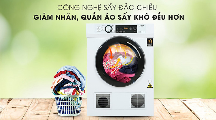 Máy sấy Aqua 7 KG AQH-V700FW - Sấy đảo chiều