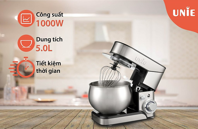 Công suất máy nhồi bột Unie M2