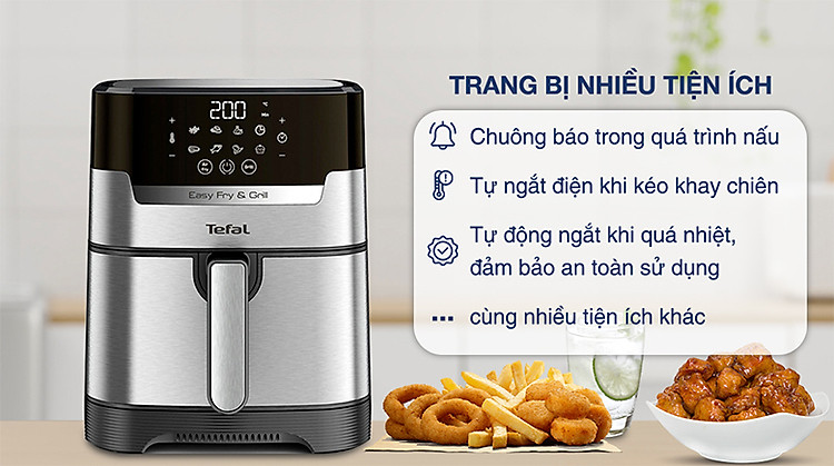 Nồi chiên không dầu Tefal EY505D15 - Tiện ích