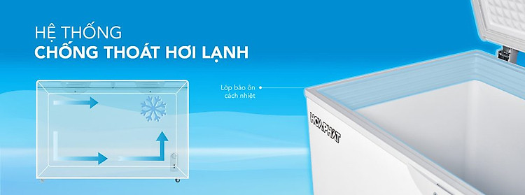 Tủ đông Hòa Phát HPF AD6107.T1 cách nhiệt dầy