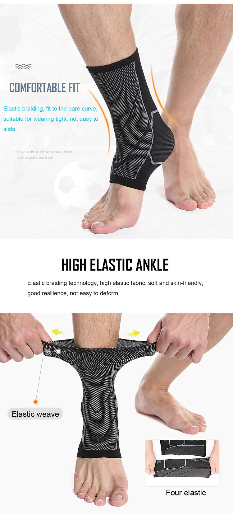 Băng bảo vệ mắt cá chân AOLIKES A-7137