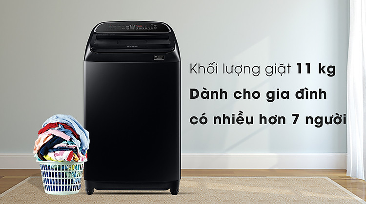 Máy giặt Samsung WA11T5260BV/SV  - khối lượng