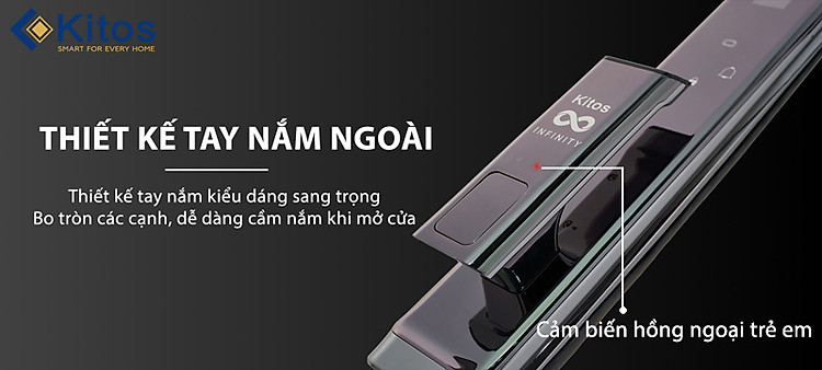 Khoá cửa 3D Face Kitos Infinity