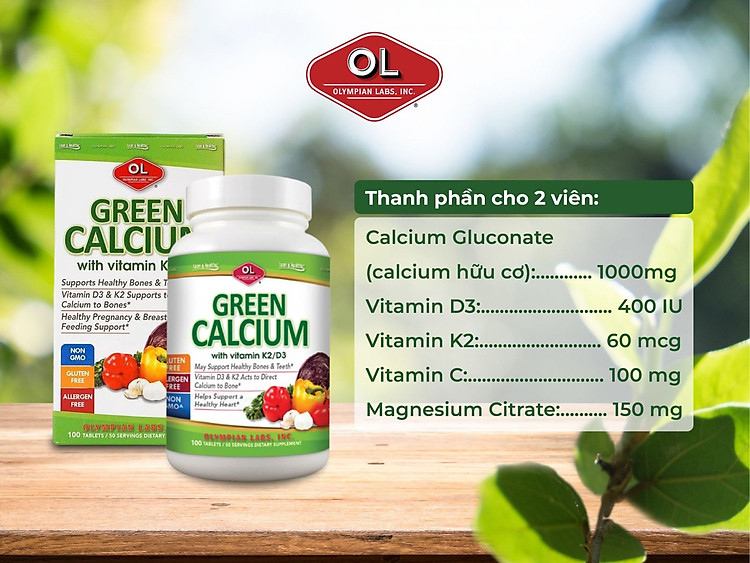 Thành phần Green Calicium