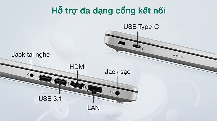 HP 240 G8 i5 1135G7 (518V6PA) - Cổng kết nối