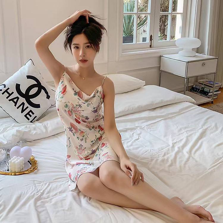 Váy Ngủ Dáng Suông Nữ Tính