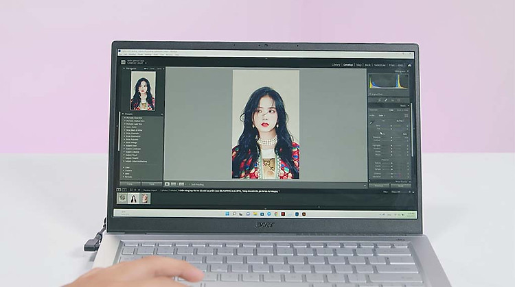 Acer Swift 3 SF314 511 55QE i5 1135G7 (NX.ABNSV.003) - Trải nghiệm dùng Lightroom