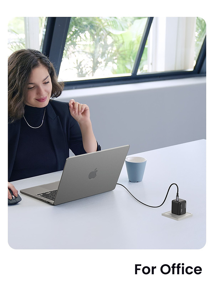 Sạc USB-C 1 cổng PD 25W công nghệ GaN Ugreen 75955 X517