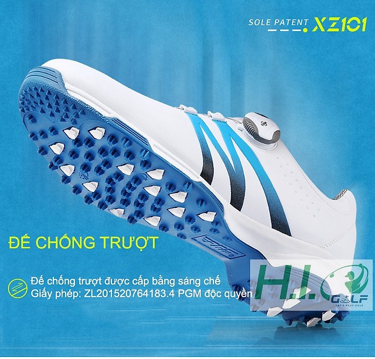 Giầy Golf nam PGM khoá BOA chống nước PGM XZ101