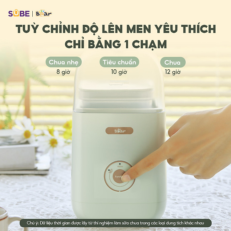 Máy làm sữa chua Bear 1L SB-SC12C 8 may lam sua chua bear 1l sb sc12c 6