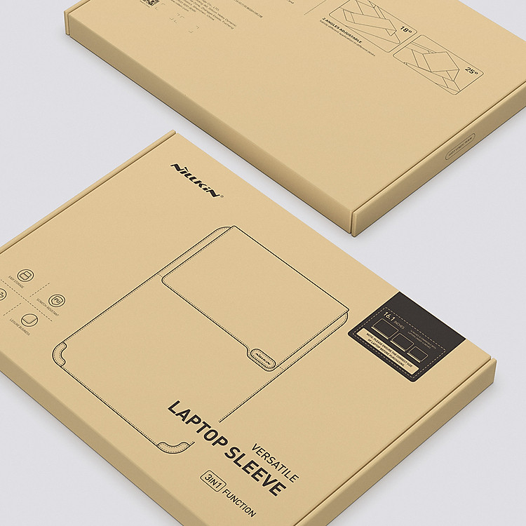 Bao da, Túi đựng Nillkin Versatile Laptop Sleeve Water Ripple 14inch 16inch dành cho Macbook Air / Macbook Pro 13 / Surface Laptop / Laptop 13.3inch / Macbook Pro 16 / Laptop 16inch / Laptop Asus / Dell XPS  - Hàng Nhập Khẩu